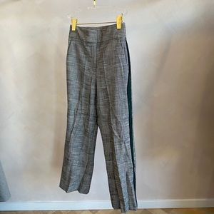 Veronica Beard Cropped Plaid Trousers